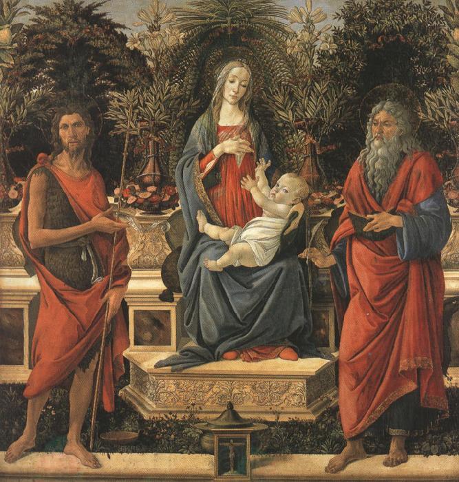 Sandro Botticelli Bardi Altarpiece (mk36) Norge oil painting art